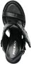 Premiata sling back leather platform sandals Black - Thumbnail 4
