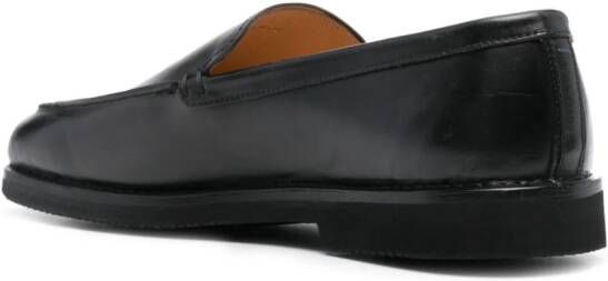 Premiata smooth leather loafers Black