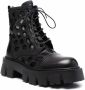 Premiata spotted leather ankle boots Black - Thumbnail 2
