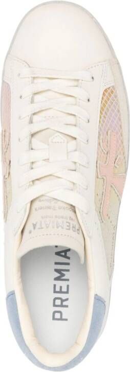 Premiata StevenD iridescent-detail sneakers White
