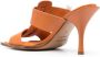 Premiata stiletto open-toe leather sandals Orange - Thumbnail 3