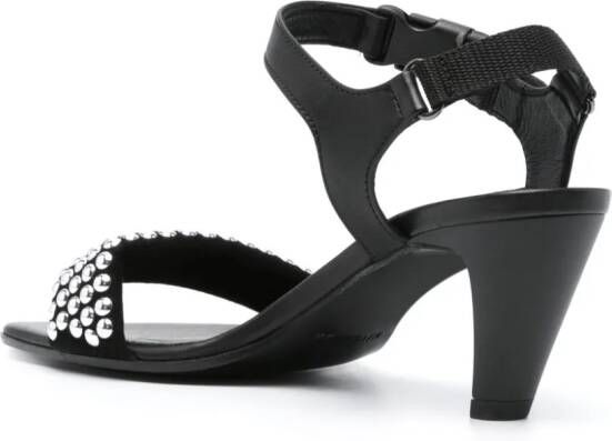 Premiata stud-embellished 65mm sandals Black