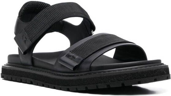 Premiata touch-strap design sandals Black