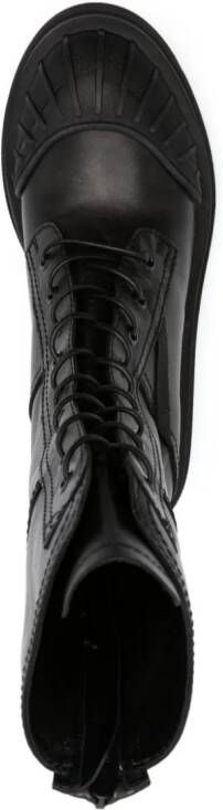 Premiata Yukon lace-up leather boots Black