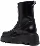 Premiata zip-front chunky leather ankle boots Black - Thumbnail 3