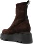 Premiata zip-up ankle-length suede boots Brown - Thumbnail 3