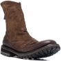 Premiata zip-up leather boots Brown - Thumbnail 2