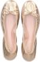 Pretty Ballerinas Lea metallic-leather ballerina shoes Neutrals - Thumbnail 4