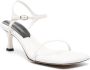 Proenza Schouler 70mm square-toe leather sandals White - Thumbnail 2