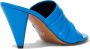 Proenza Schouler 85mm gathered-detail leather sandals Blue - Thumbnail 3