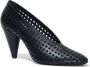 Proenza Schouler 85mm perforated leather pumps Black - Thumbnail 2