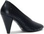 Proenza Schouler 85mm perforated leather pumps Black - Thumbnail 3