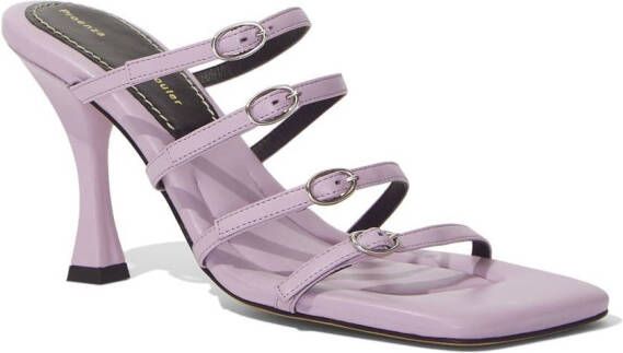Proenza Schouler 90mm square toe sandals Pink