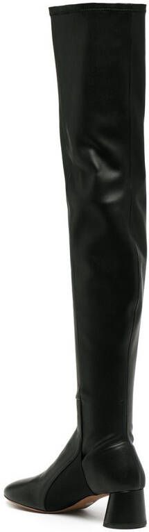 Proenza Schouler block-heel thigh boots Black