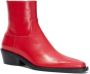 Proenza Schouler Bronco 40mm leather ankle boots Red - Thumbnail 2