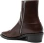 Proenza Schouler Bronco 45mm leather ankle boots Brown - Thumbnail 3