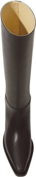 Proenza Schouler Bronco leather tall boots Black