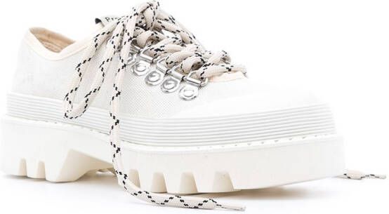 Proenza Schouler City lug-sole lace-up shoes White