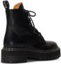 Proenza Schouler Combat leather boots Black - Thumbnail 3