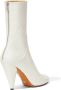 Proenza Schouler Cone 85mm leather ankle boots White - Thumbnail 3
