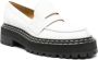 Proenza Schouler contrast-stitch penny-slot leather loafers White - Thumbnail 2
