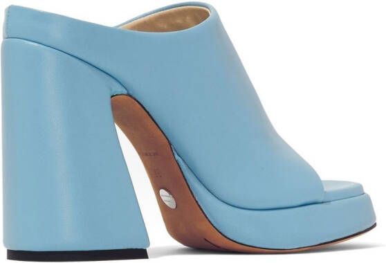 Proenza Schouler Forma 110mm platform sandals Blue