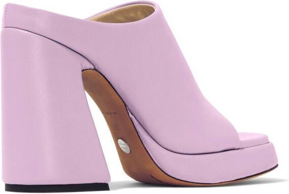 Proenza Schouler Forma 110mm platform sandals Purple
