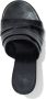 Proenza Schouler Gathered Cone 85mm leather sandals Black - Thumbnail 4