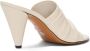 Proenza Schouler Gathered Cone 85mm leather sandals Neutrals - Thumbnail 3