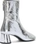 Proenza Schouler Glove 55mm metallic-effect boots Silver - Thumbnail 3