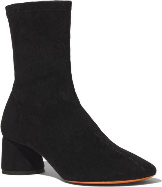 Proenza Schouler Glove 55mm suede ankle boots Black