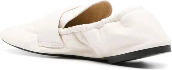 Proenza Schouler Glove leather flat loafers Neutrals