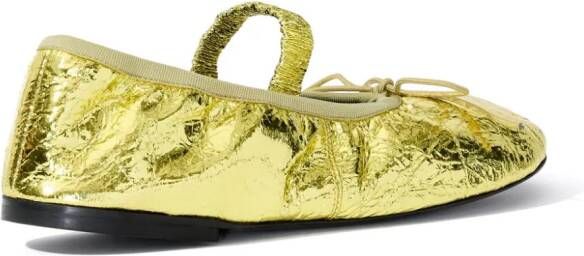 Proenza Schouler Glove Mary Jane ballerina shoes Gold