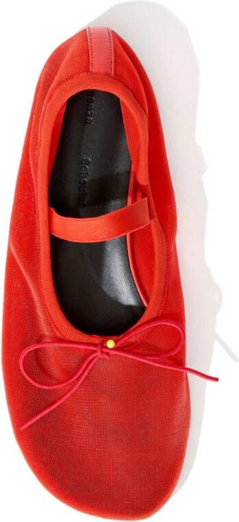 Proenza Schouler Glove Mary Jane ballerina shoes Red