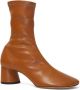 Proenza Schouler Glove pull-on leather boots Brown - Thumbnail 2