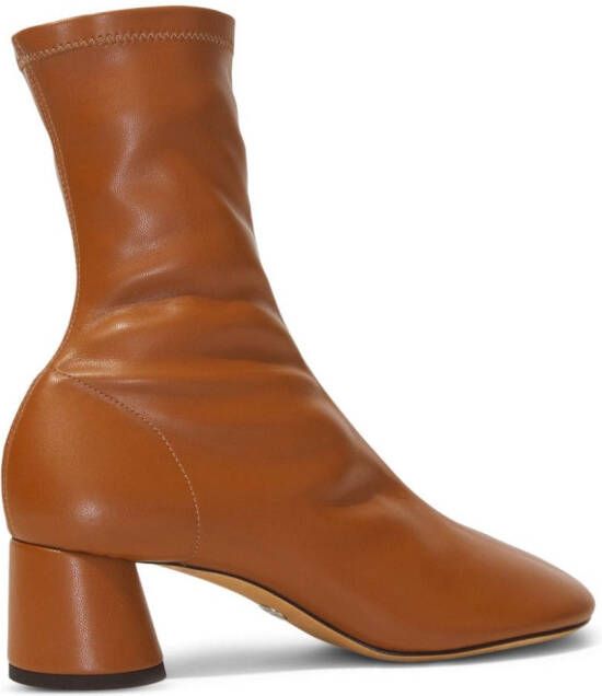 Proenza Schouler Glove pull-on leather boots Brown