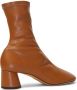 Proenza Schouler Glove pull-on leather boots Brown - Thumbnail 3
