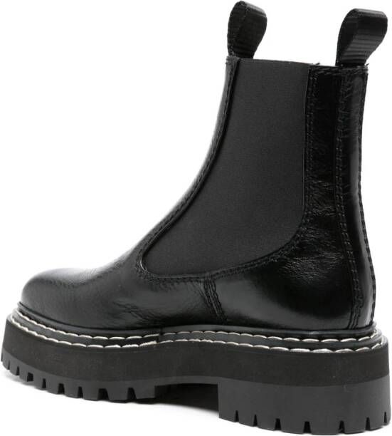 Proenza Schouler leather chelsea boots Black