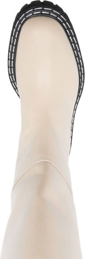 Proenza Schouler leather knee-length boots Neutrals