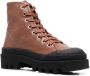 Proenza Schouler leather lace-up boots Brown - Thumbnail 2