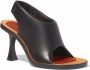 Proenza Schouler Ledge sculpted-heel slide sandals Black - Thumbnail 2