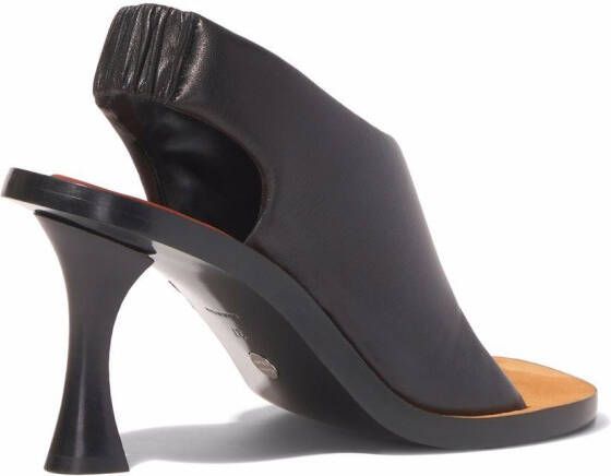 Proenza Schouler Ledge sculpted-heel slide sandals Black