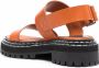 Proenza Schouler lug-sole leather sandals Orange - Thumbnail 3