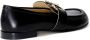 Proenza Schouler monogram-plaque leather loafers Black - Thumbnail 3