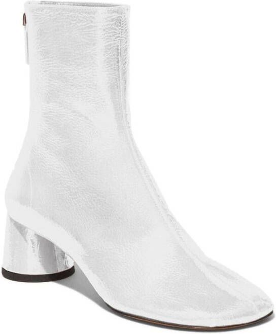 Proenza Schouler patent ankle boots White