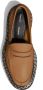 Proenza Schouler penny-slot leather platform loafers Brown - Thumbnail 4