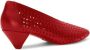 Proenza Schouler Perforated Cone 40mm pumps Red - Thumbnail 3