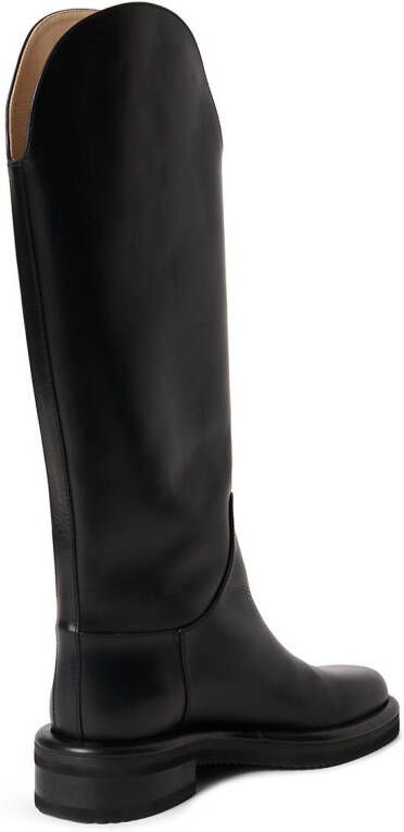 Proenza Schouler Pipe riding boots Black