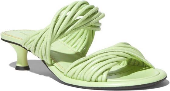 Proenza Schouler Pipe Rolo 40mm sandals Green