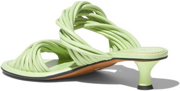 Proenza Schouler Pipe Rolo 40mm sandals Green